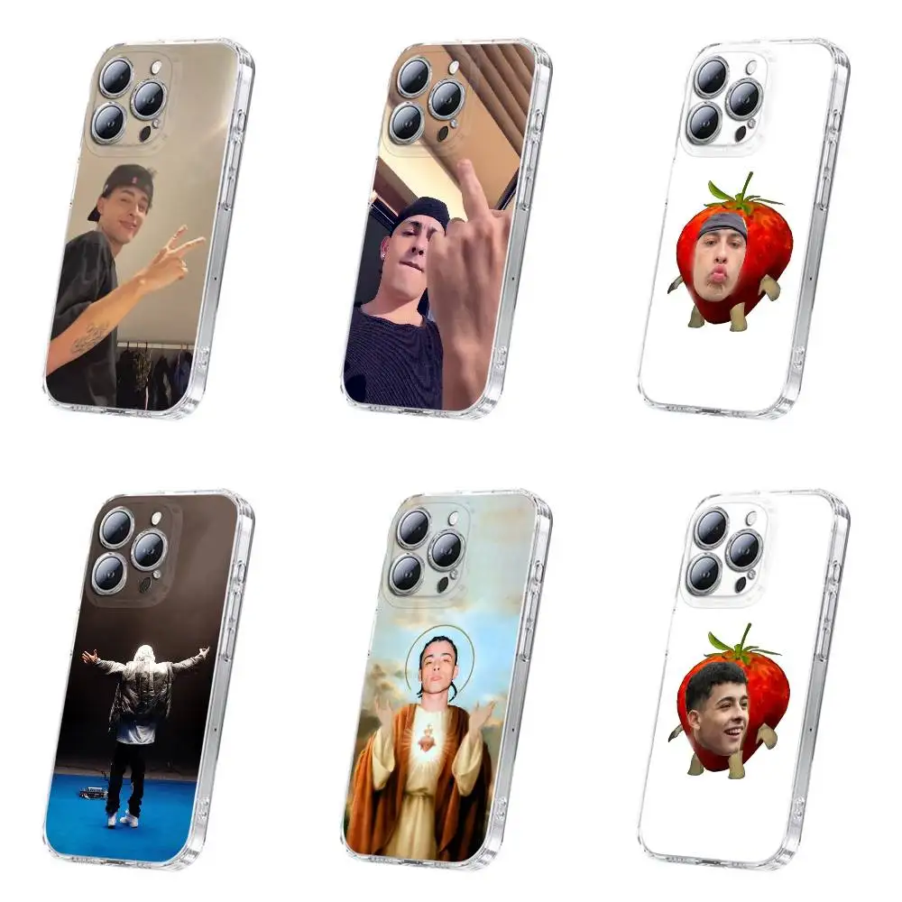 

T-Trueno Atrevido EN VIVO Phone Case For iPhone 12,16,11,14,13,17,15 Plus,Pro,Max,Plus,E,Air,Mini Transparent Cover