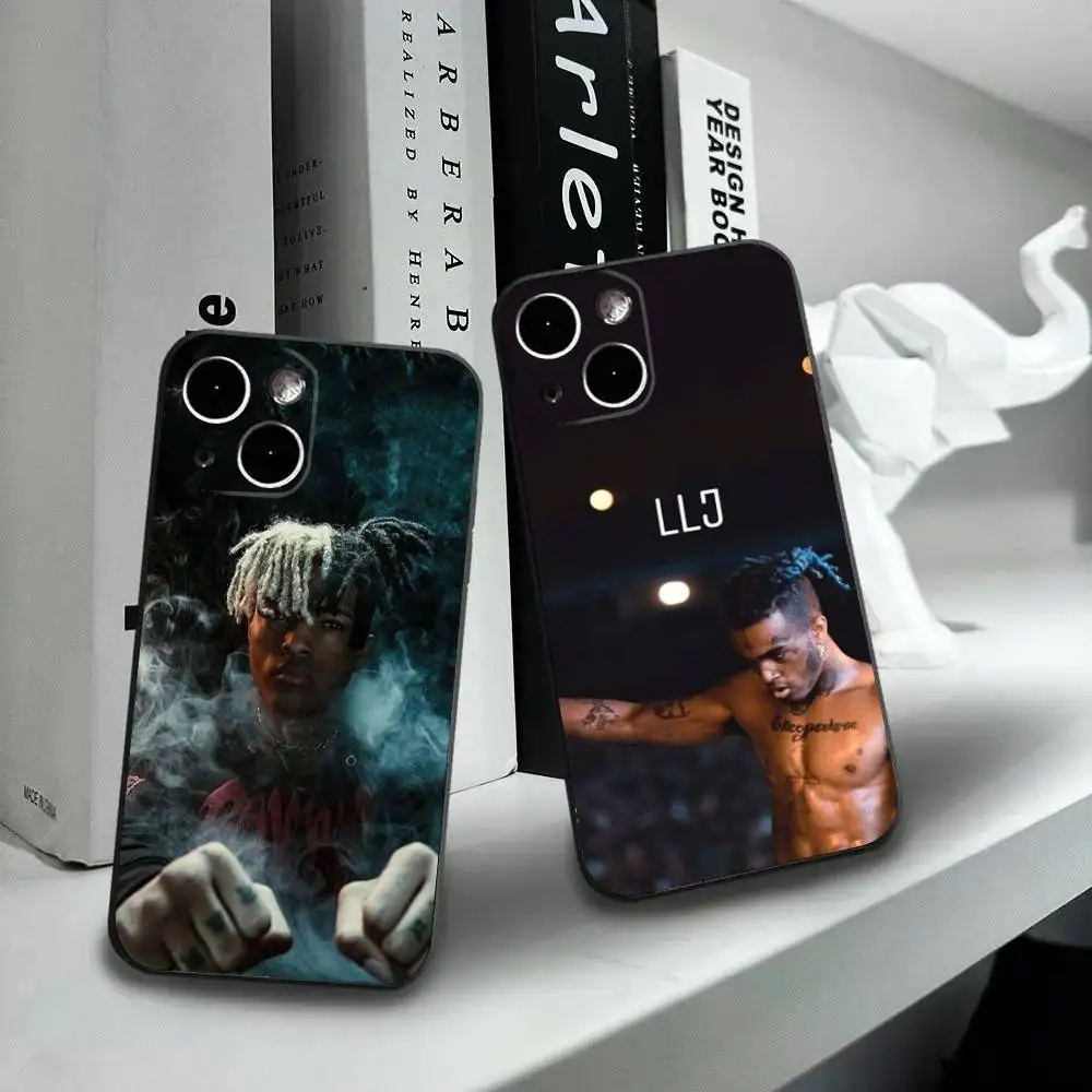 

Rapper X-X-Xtentacions Phone Case For iPhone16,15,14,13,12 Mini 11 Pro XR,X,XS,MAX 7,8 Plus Silicone Cover Soft Black