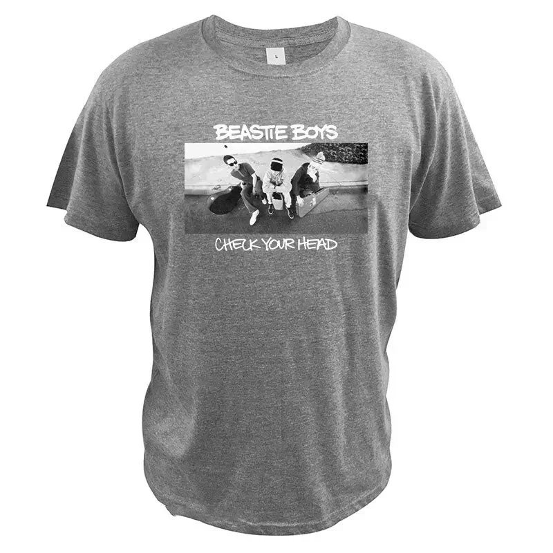 

Футболка Beastie с надписью «Your Head» для мальчиков, простая модная дизайнерская рубашка с коротким рукавом в американском стиле, Топы И Футболки с мангой