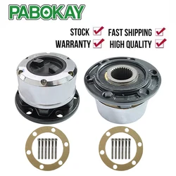 2 pieces x For MITSUBISHI Pajero Triton L200 4x4 Montero Galloper all 91D-50 free wheel bearing locking hubs B012 AVM443