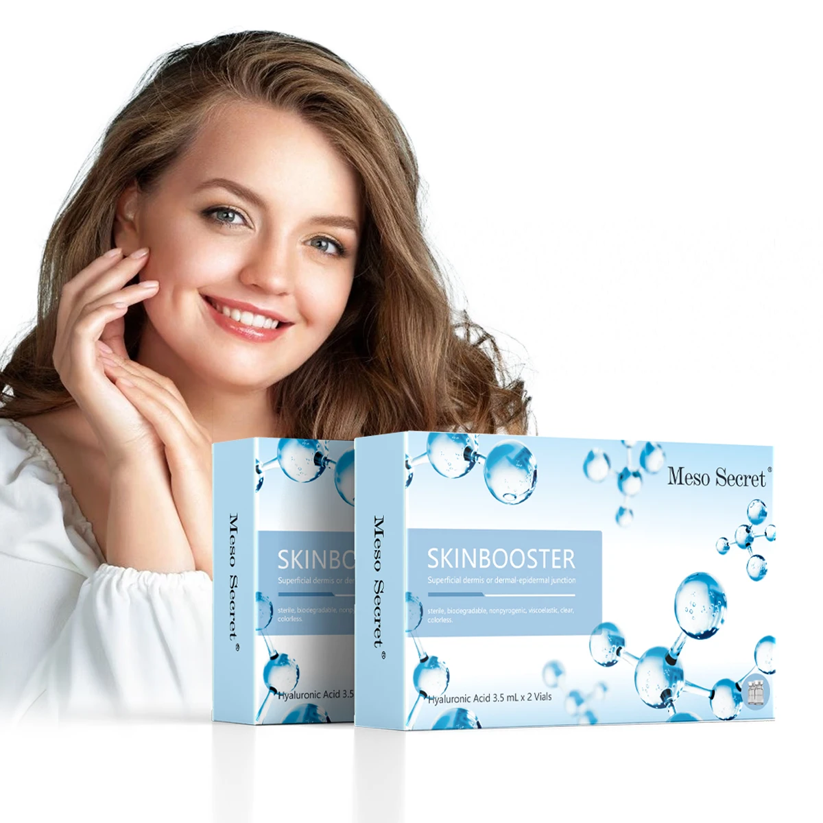 2 flacons/boîte Meso Secret Ac - Hyaluronic Acid Facial Serum avis et prix
