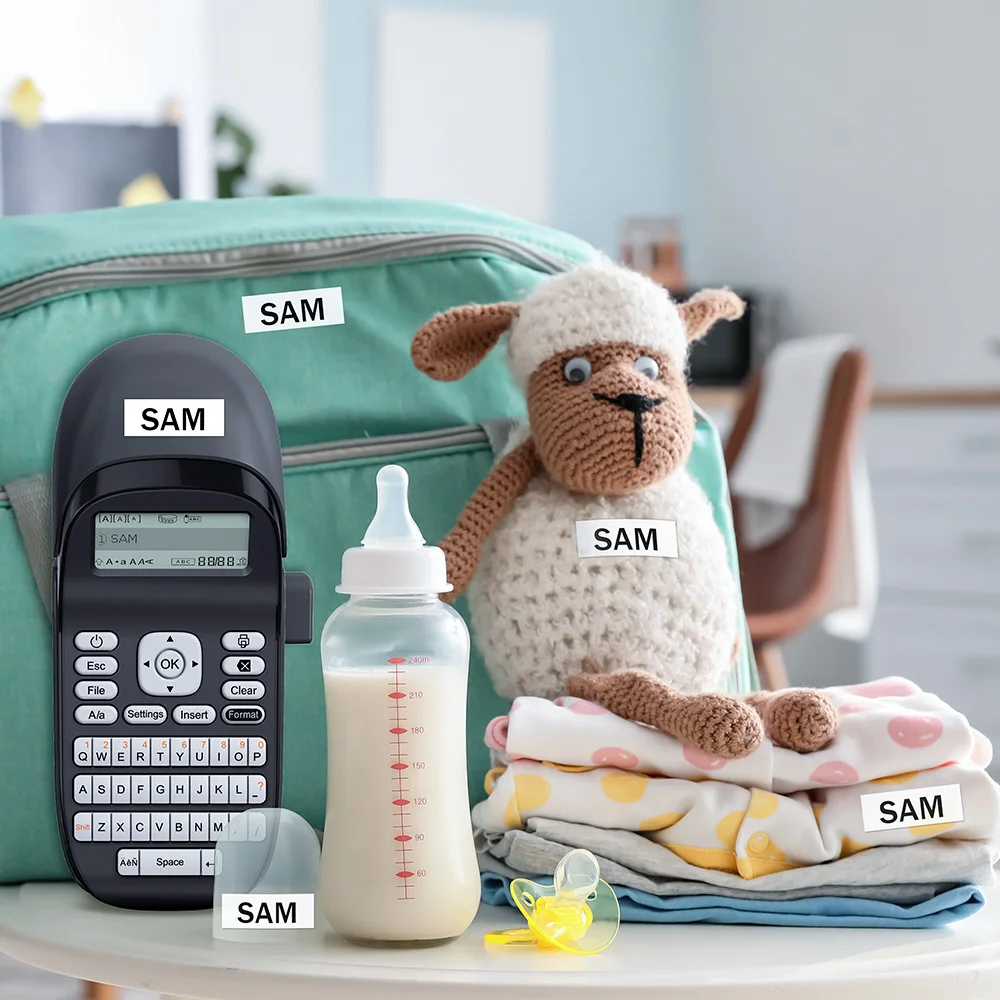 Phomemo LT12 Железный принтер для ткани Беспроводной Bluetooth-принтер для «Снова в школу» Сезон для детей Бирки с именами Школьная форма Этикетка