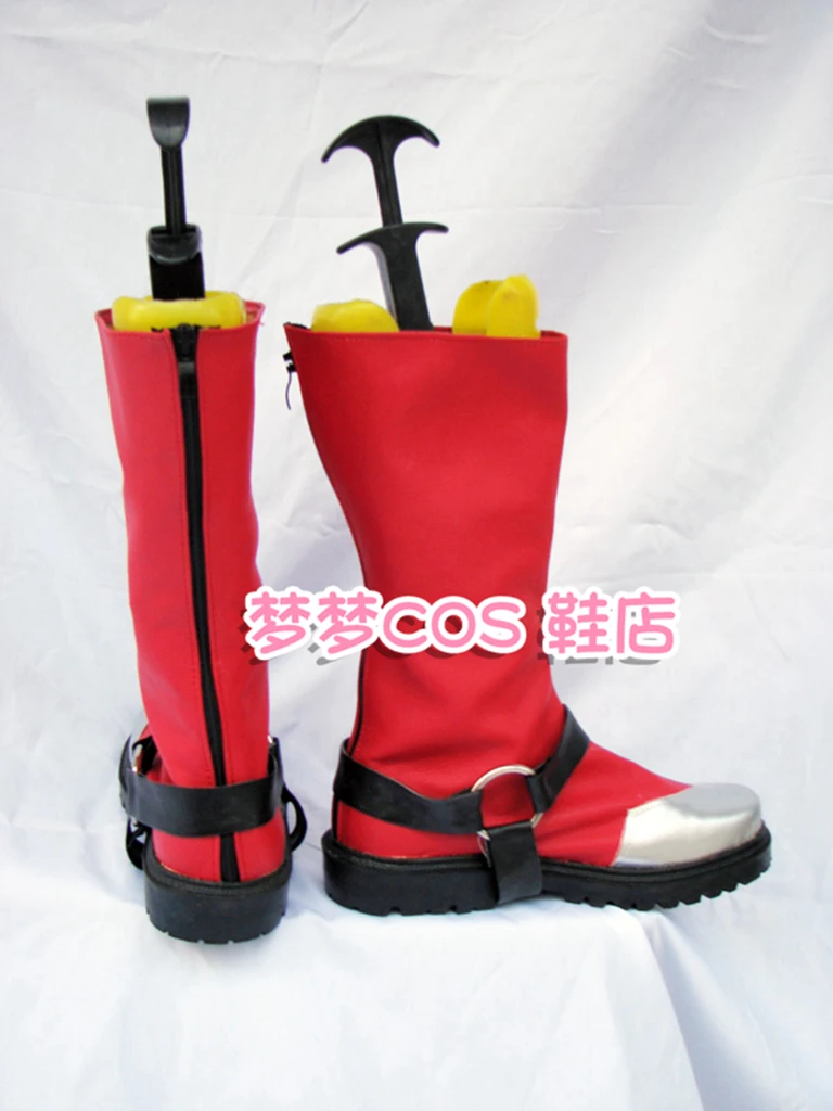 Blazblue Ragna The Bloodedge Cosplay Schuhe Stiefel Anime Halloween Party Kostüm Zubehör Requisiten