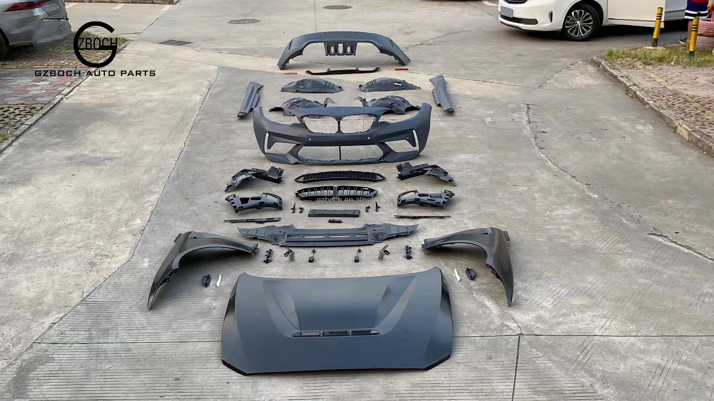 

For BMW 2 Series F22 F23 F87 Body Kit Front and rear car bumpers Fender hood