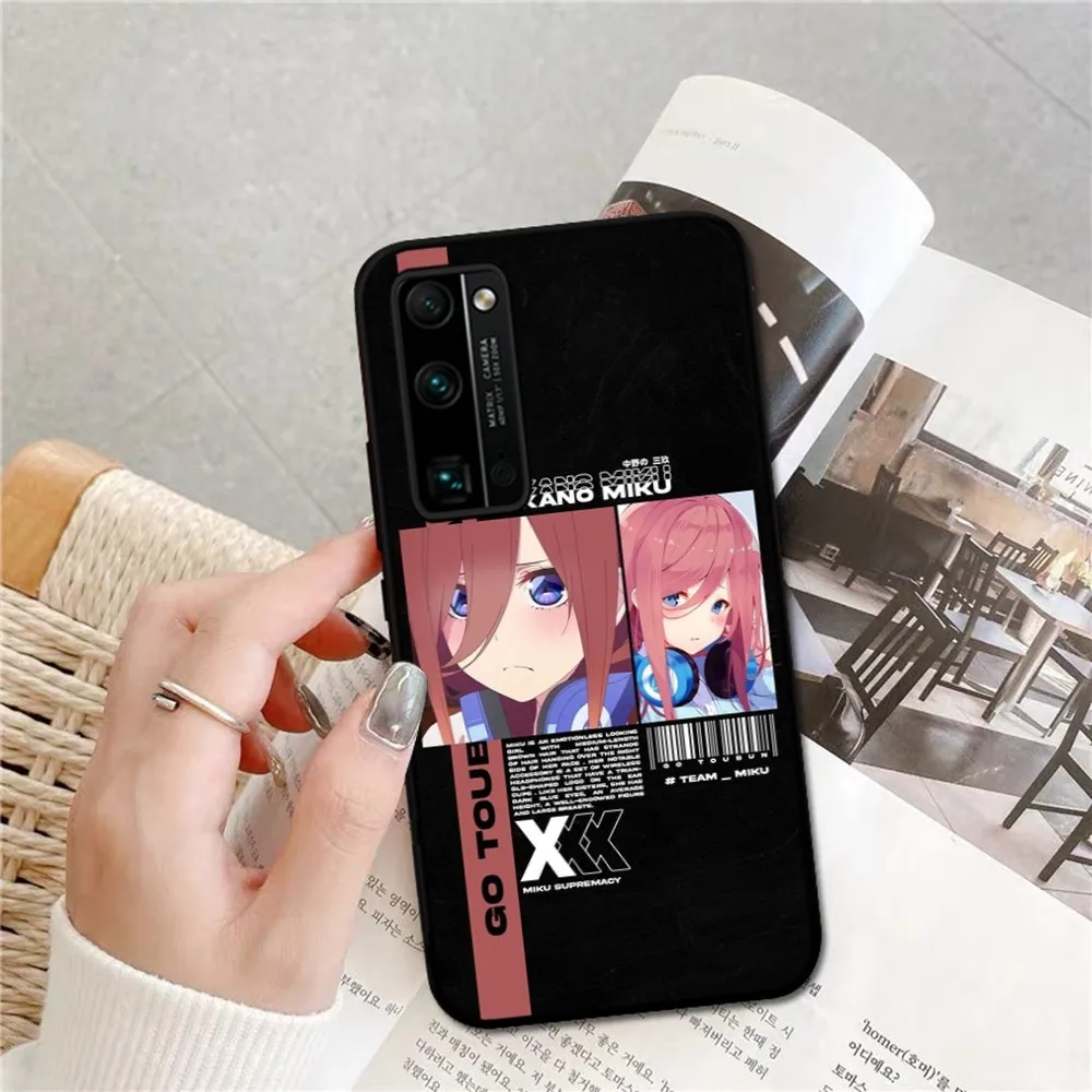 Nakano Miku Anime Phone Case For Huawei Honor 10 Lite 9 20 7A Pro 9X Pro 30 Pro 50 Pro 60 Pro 70 Pro Plus