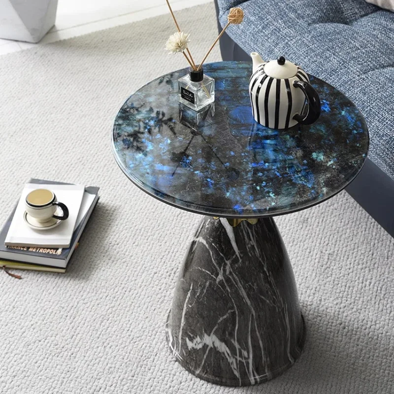 

Aesthetic Luxury Side Table Living Room Design Unique Modern Small EndTable Corner Round Nordic Mesa De Centro Sala Furniture