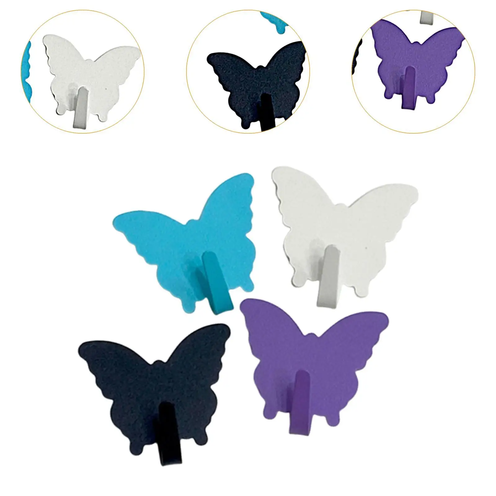 8x Single Wall Hanger Gift Sturdy Gifts Multifunctional Decorative Hat Rack