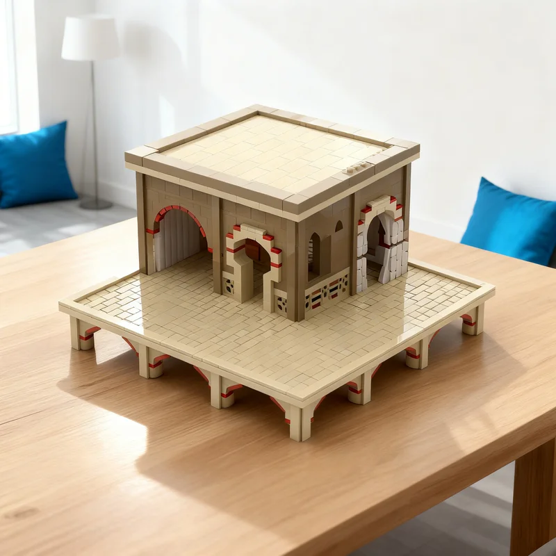 

3514pcs MOC Age Of Empires Dock Middle Eastern Games Model Building Blocks DIY Gift Creative Collectible Display Decor Premium