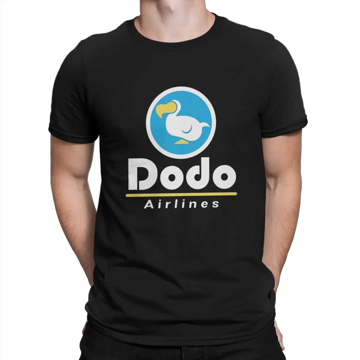 Streetwear Casual T Shirt Male Tee Dodo Airline Casual Polyester TShirt manga vintage anime men clothing harajuku oversized 2024