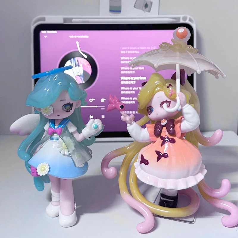 Memimo Strange Dreams Series Blind Box Cute Anime Doll Mystery Box Borsa a sorpresa Decorazioni per il desktop in PVC Raccogliere giocattoli modello Ragazza regalo