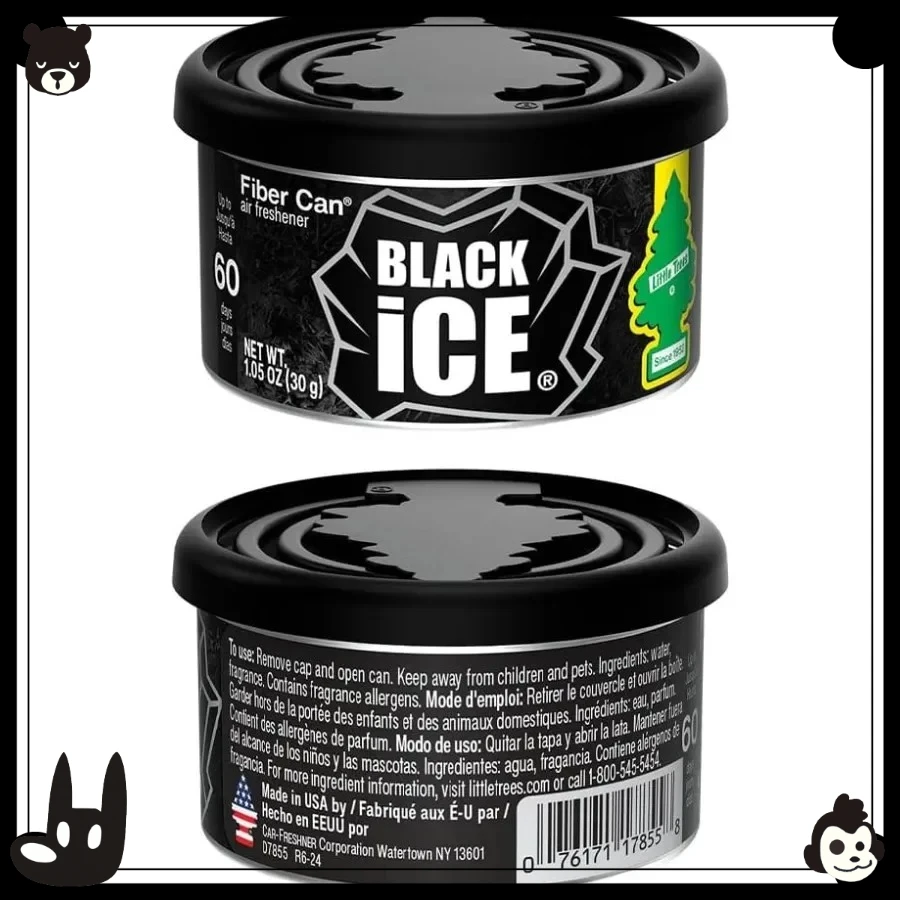 車用芳香剤 |   ファイバーキャンドルは車や家に長続きする香りを提供します |   再生繊維 |   ブラックアイス、4本入り