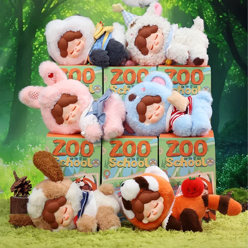 Wendy Zoo Schule Serie Blind Box Pendent Plüsch Puppe Anime Figur Mystery Box Überraschung Geschenk Dekoration Modell Kinder Geburtstag Spielzeug