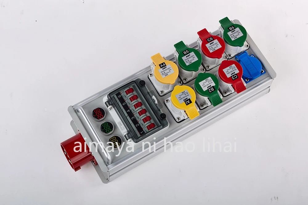 8-way Power Box, Fuge Power Box, Stage Lighting, Performance LED, Large Screen Lighting, Audio, and Stage Power Distribution