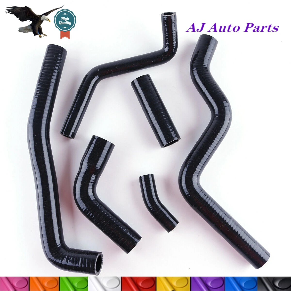 

FOR 2008 2009 2010 YAMAHA FZ6 S2 SILICONE RADIATOR COOLANT HOSE KIT （3 -PLY Hose ）