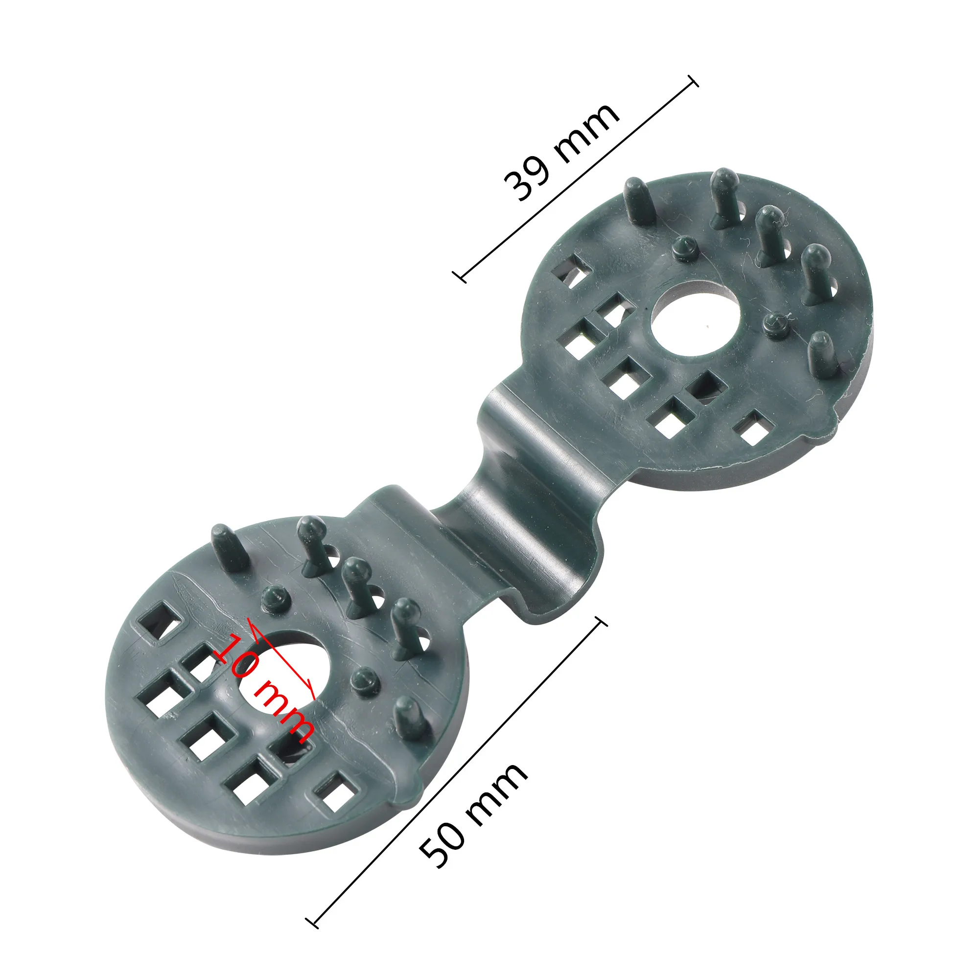 Garden Greenhouse Sunshade Net Fixed Clip Plastic Circular Net Buckle Fence Guard Net Installation Hook Insect Net Fixed Clip