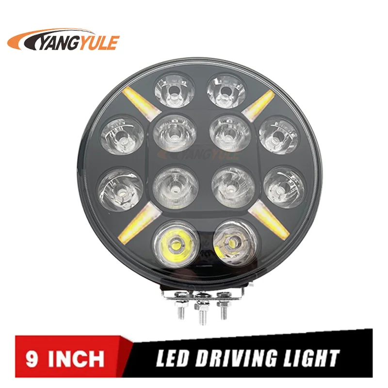 

1 PCS 9 Inch 120W Offroad Light Wrangler Front Bumper Headlight Car LED Work Lights Engineering Inspection Lights 12V 24V 4WD