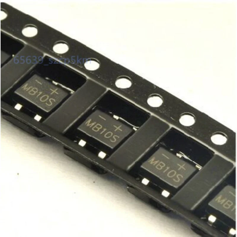 PP+ 20 Pcs Bridge Rectifier MB10S 0.5A 500mA 1000V 4-pin SMD SMT SOP4