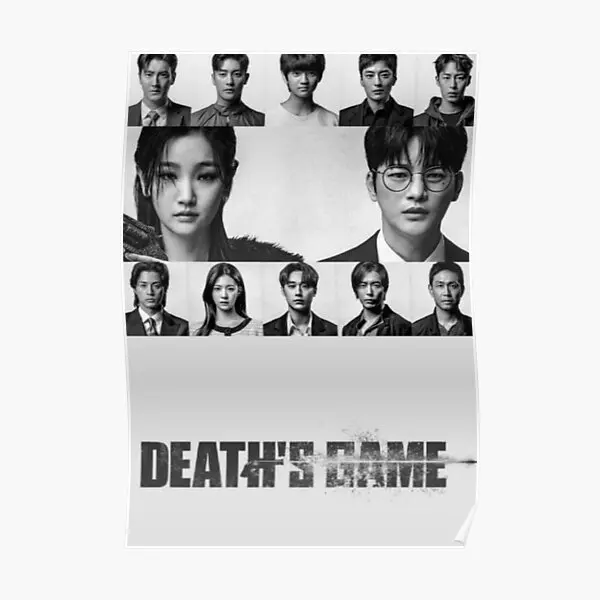 Death Is Game Kdrama Deaths Game Kdrama  Poster Vintage Art Decor Home Painting Print Modern Funny Room Decoration Wall No Frame