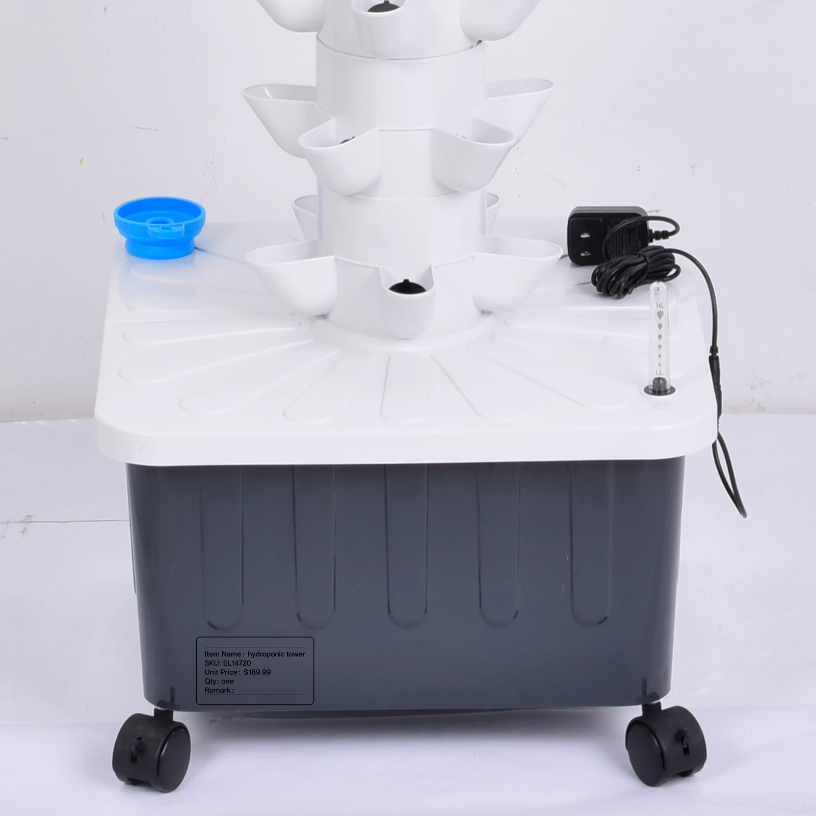 Hydroponic Growing System, 70 Pods Vertical 14 Tiers Hydroponic Tower, Home Hydronic Garden with Water Pump, Water Circulation Plants Germination Kit for Indoor Herbs Fruits & Vegetables view 8