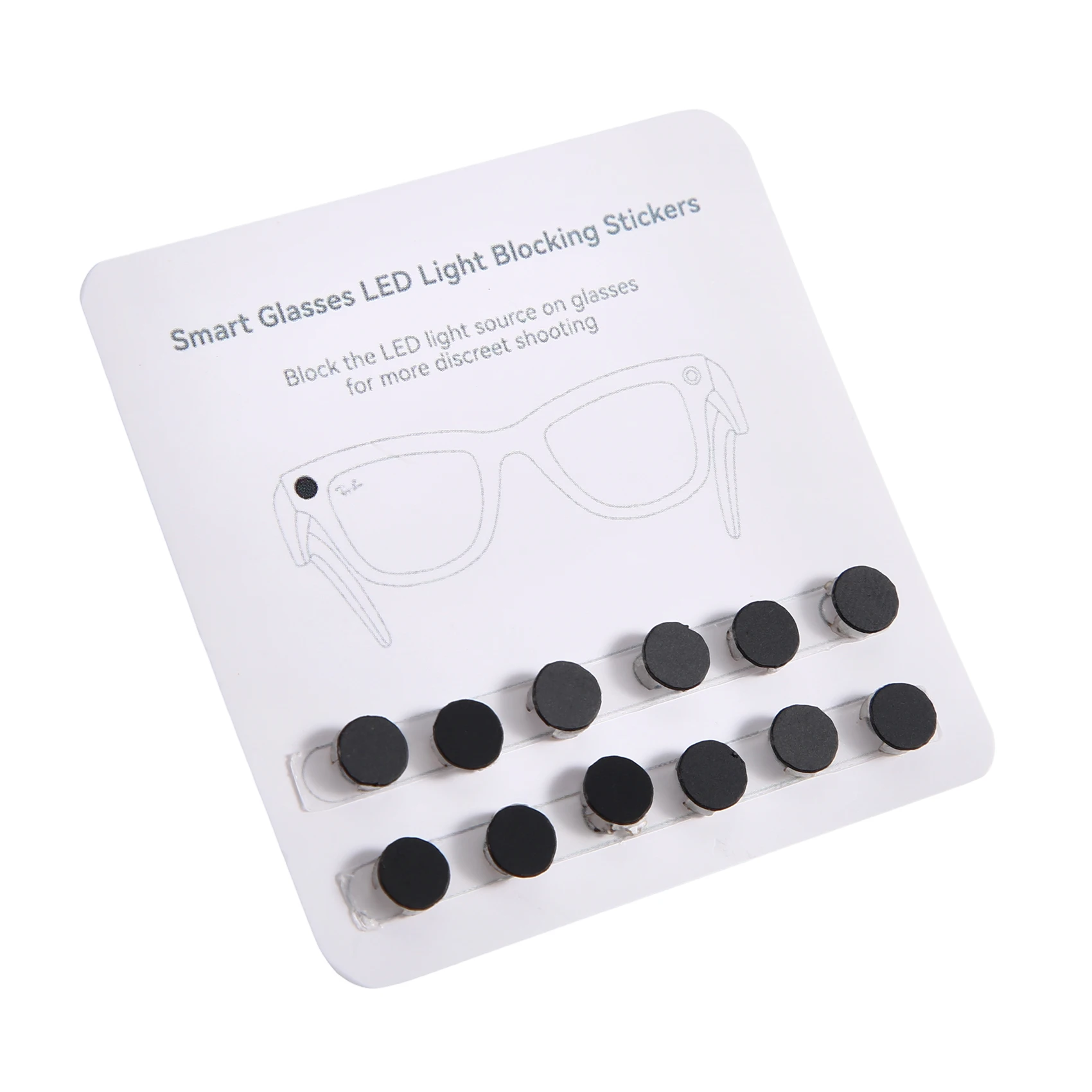 L73A 2026-Stickers Patch Kits For LED Light Shading Cover Smart Glasses For Ray-Ban Meta Wayfarer/Skyler