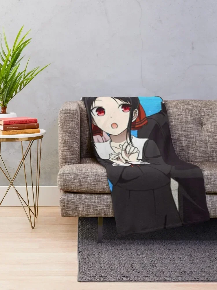 Kaguya Sama Throw Blanket Camping cosplay anime Blankets