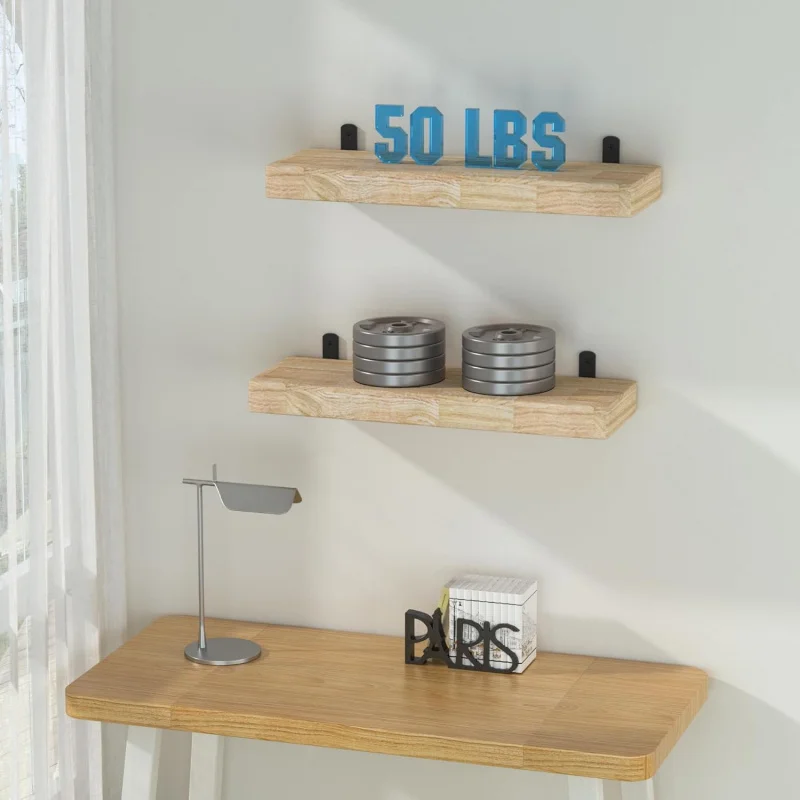 4 suportes de prateleira de 5 polegadas, suporte de prateleira flutuante preto