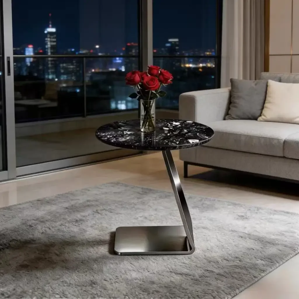 #Italian Minimalist Luxury Stone Console Table For Hotel Bedroom Living Room Modern High-Grade Durable Easy To Clean