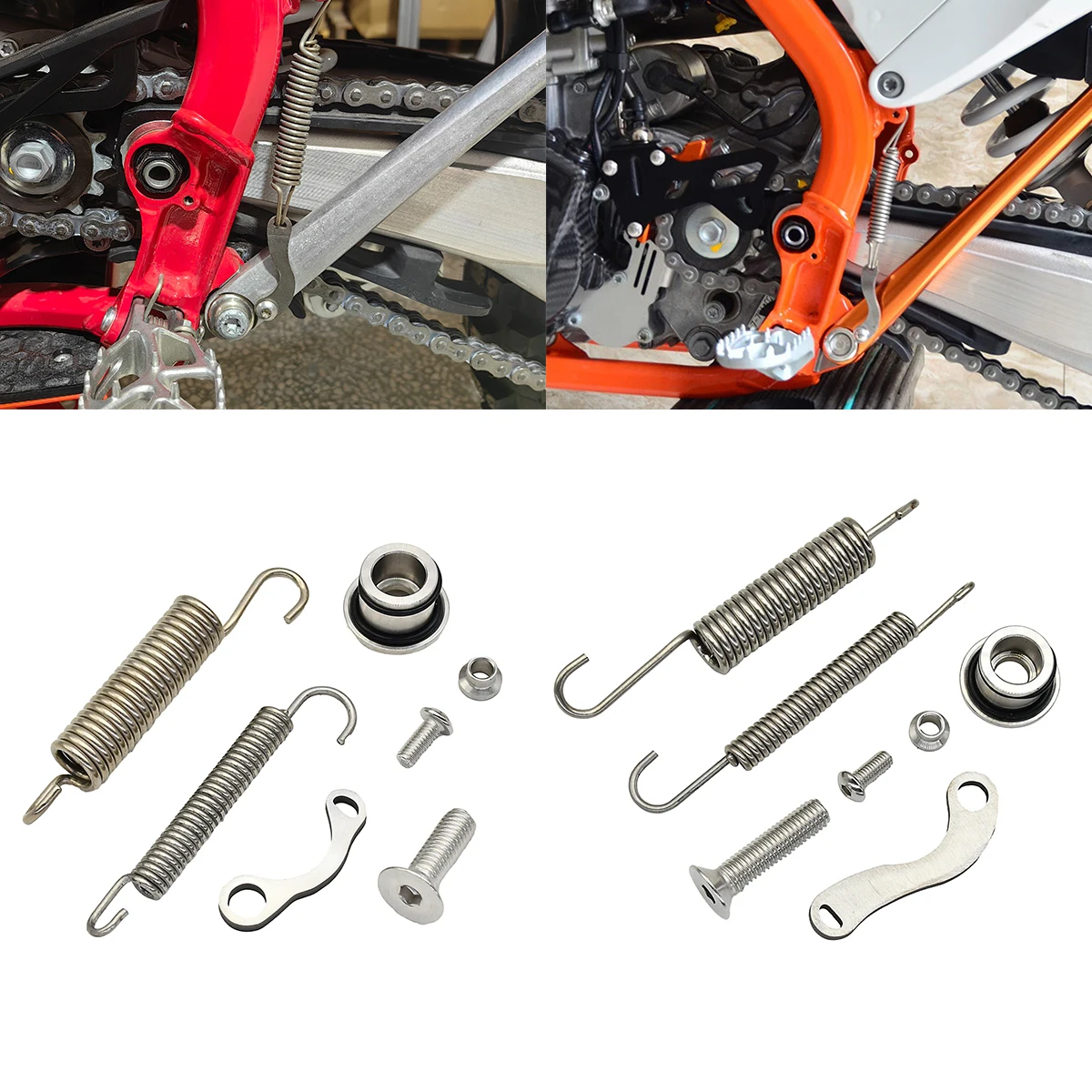 

Kickstand Side Stand Springs Kit For KTM EXC EXCF XC XCW XCF XCF-W Six Days 125 200 250 300 350 450 500 Husqvarna FE FX TE TX