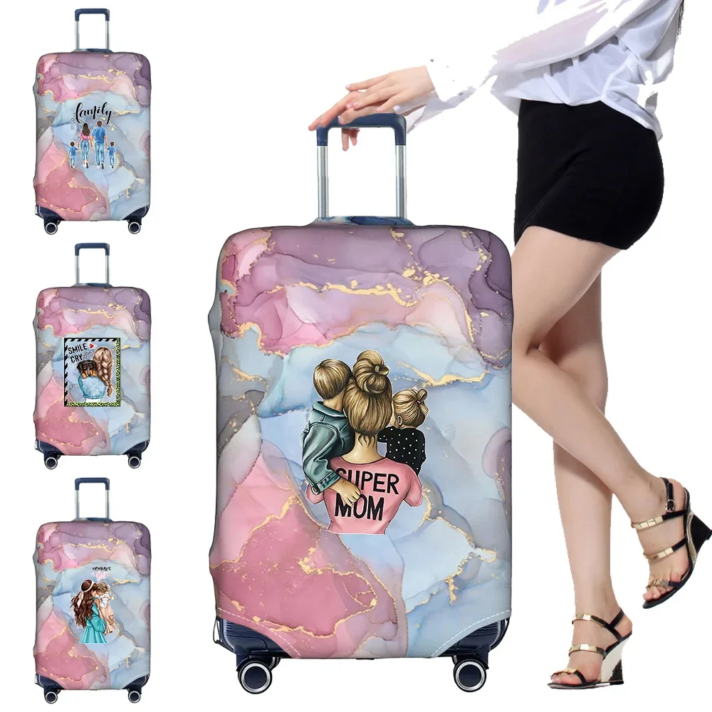 Suitcase Covers Portable Trolley Box Cover Zipper Suit for 18-32 Inch Bag Stretch Fabric Dust Cover Travel Accessories