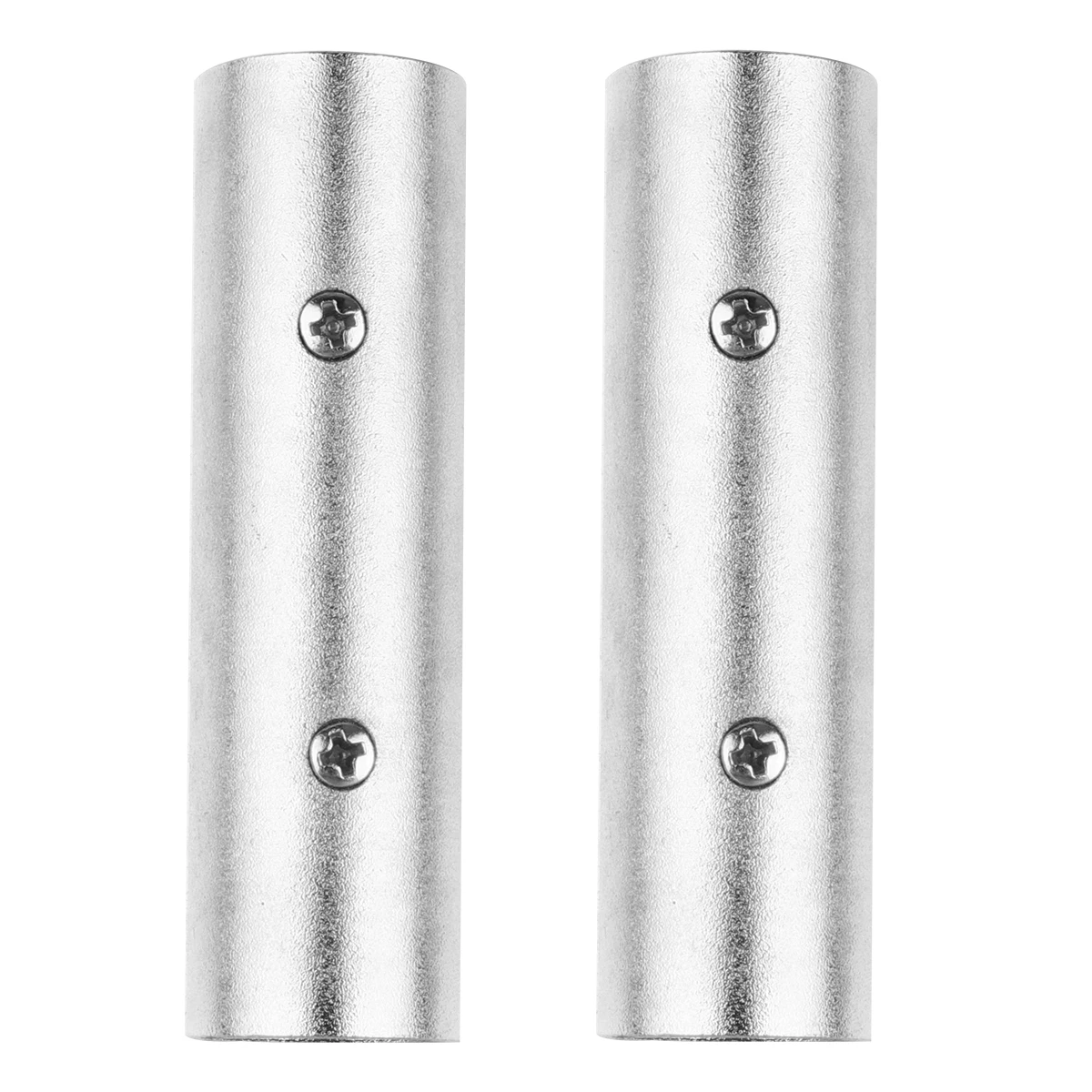 

2PCS XLR 3 Pin Male Connector Aluminum Alloy Copper Core Adapter Cable for Microphone Stage Audio Recording