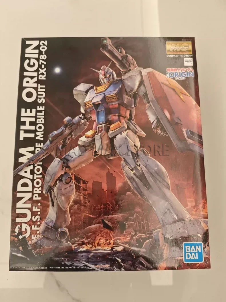 

Original Genuine Model BANDAI MG188 1/100 RX-78-02 Gundam the Origin Assembly Action Figurine Collections Toys Gift