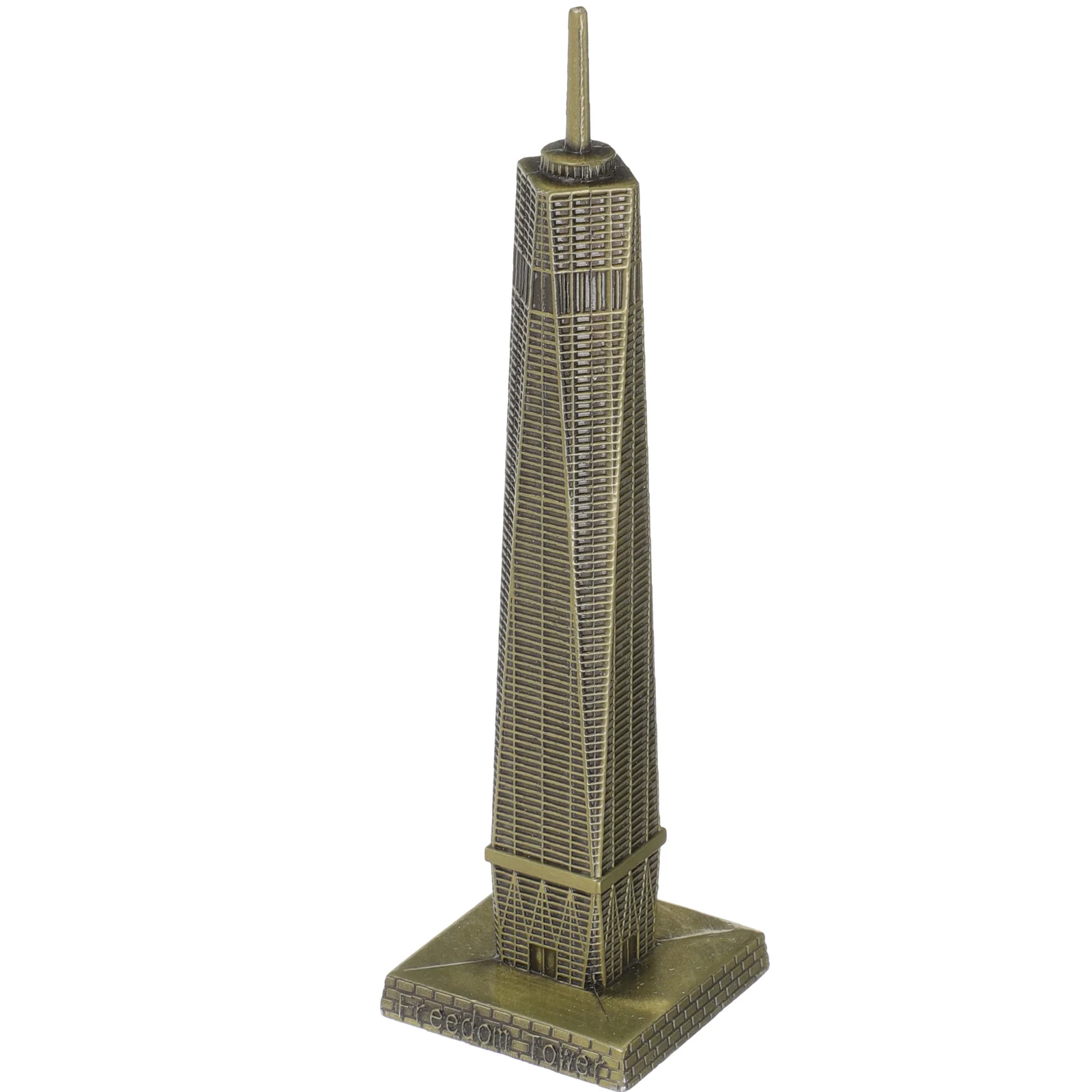 Household Crafts Decorative Architectural Model Vintage Ornaments Desk Alloy Home Architecture Statue Statues Office