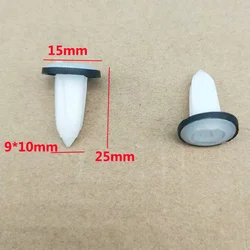 5pcs Car Rear Taillight Lamp Fixing Nut Plastic Clip For Ford Fiesta Focus
