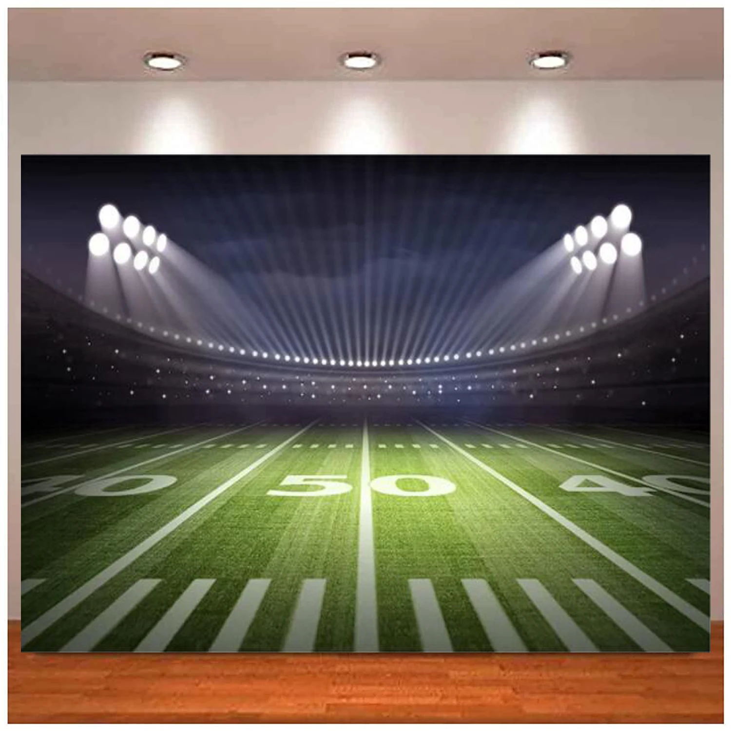 

American Football Photography Backdrop Sports Stadium Background Photo Studio Props Banner Poster