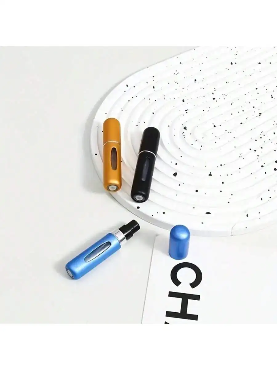 1 botella de perfume de aceite esencial de 5 ml, botella de perfume de alta gama, botella de cristal, pequeña botella de perfume reutilizable, ess de viaje de vacaciones