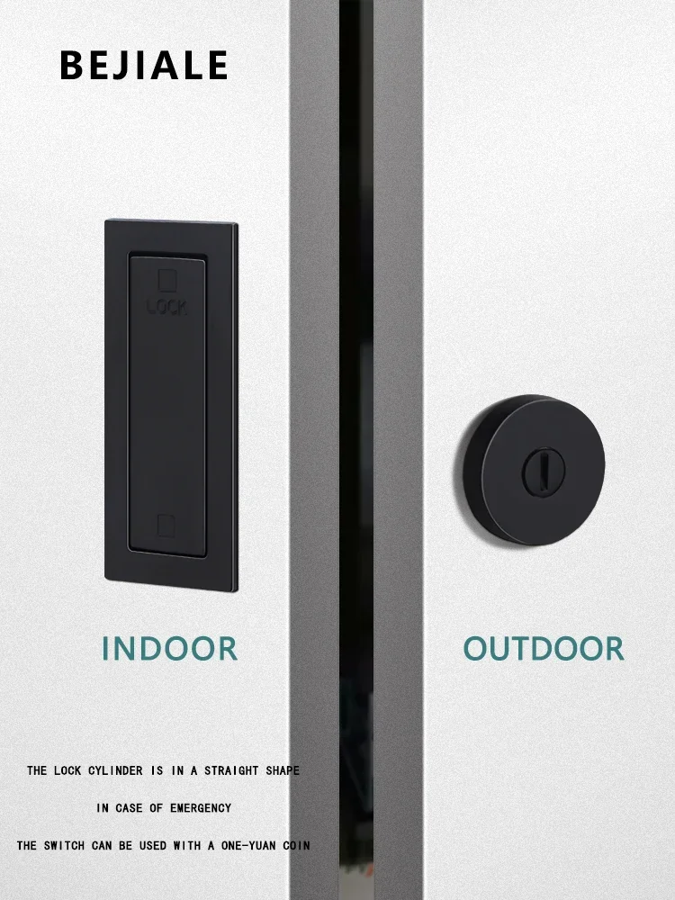 

Barn External Sliding Door Lock Hidden Sliding Door Lock Bedroom Ghost Door Door Lock Door-in-door Built-in Wooden Door Lock