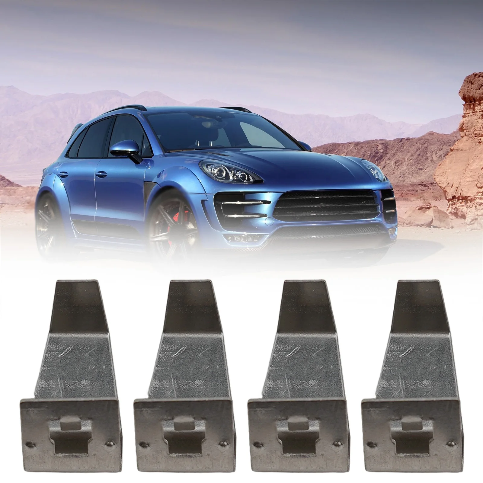 4 Stück Auto-Deckenleuchten-Schiebedachschalter-Clip-Schnalle für Cayenne, Macan, Panamera, Auto-Innenausstattungszubehör