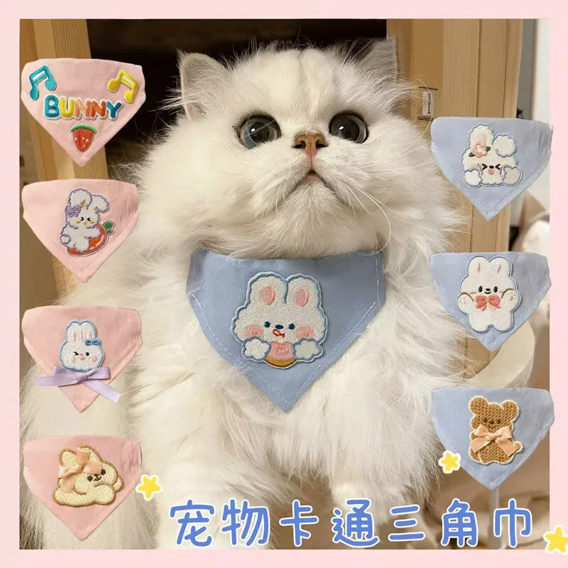 

Нагрудники для кошек и собак, милые и универсальные салфетки для слюны, треугольные салфетки, ошейники, маленькие нагрудники для собак, товары для домашних животных