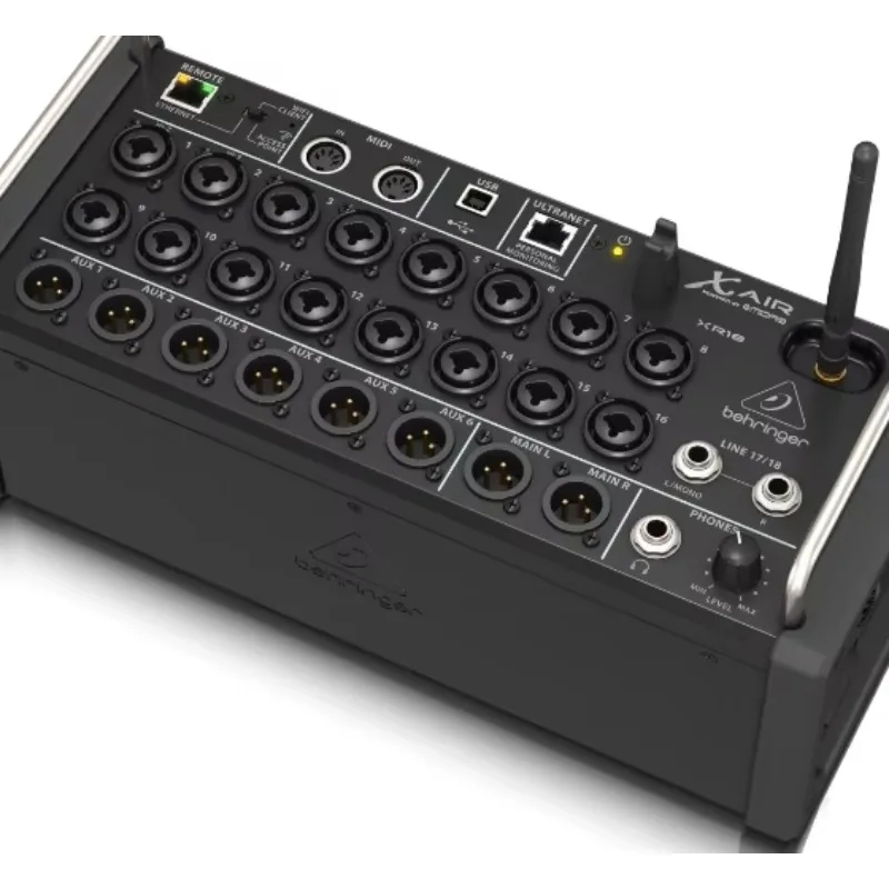 

Новый цифровой микшер XR18 с управлением через планшет, аудио-стейджбокс, консоль для установки в стойку, бамперы, защита для ушей, коммуникационная сеть