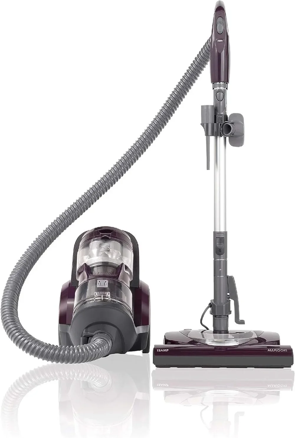 

Friendly Lightweight Bagless Compact Canister Vacuum, HEPA, Extended Telescoping Wand, Retractable Cord and 2 Cleaning Tools