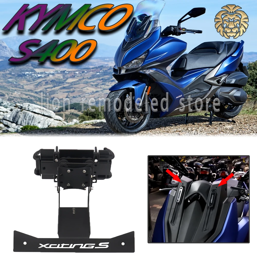 

Аксессуары для KYMCO xquos 400 s400 2019 2020 2021 2022, навигационный кронштейн, держатель для GPS-джойстика