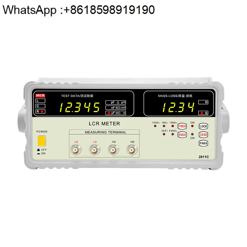 Digital Bridge Tester 2811C High Precision Component LCR Meter Direct, Inductor Resistance Capacitor