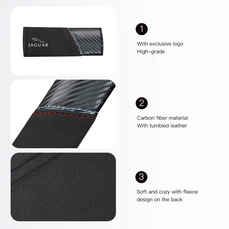 غطاء مقبض الباب الداخلي للسيارة غطاء حماية لسيارة جاكوار X S F XF XE XJ XK XEL XFL XJL XJ6 XJS XKR XFR F-Type F-Pace