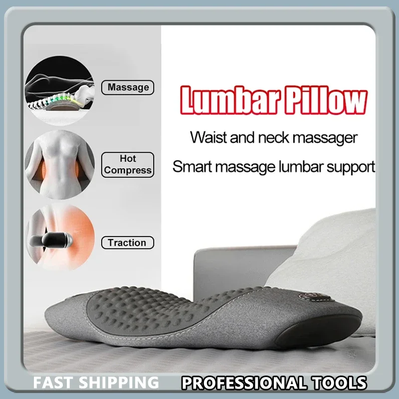 

Back Massage Massage Pillow, Lying Flat Waist Relief, Waist Support, Heating, Vibrating Back Massager