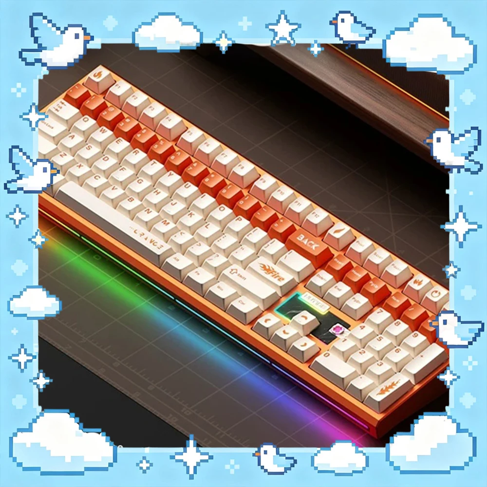 WEIKAV NUT108 108-Key Tri-Mode Aluminum Mechanical Keyboard Hot-Swappable RGB For Gifts