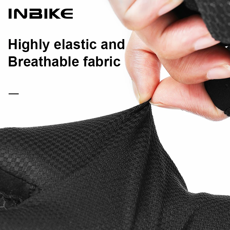 INBIKE guantes de ciclismo medio dedo verano hombres mujeres MTB guantes absorción de impacto bicicleta de montaña guantes deportivos accesorios de ciclismo