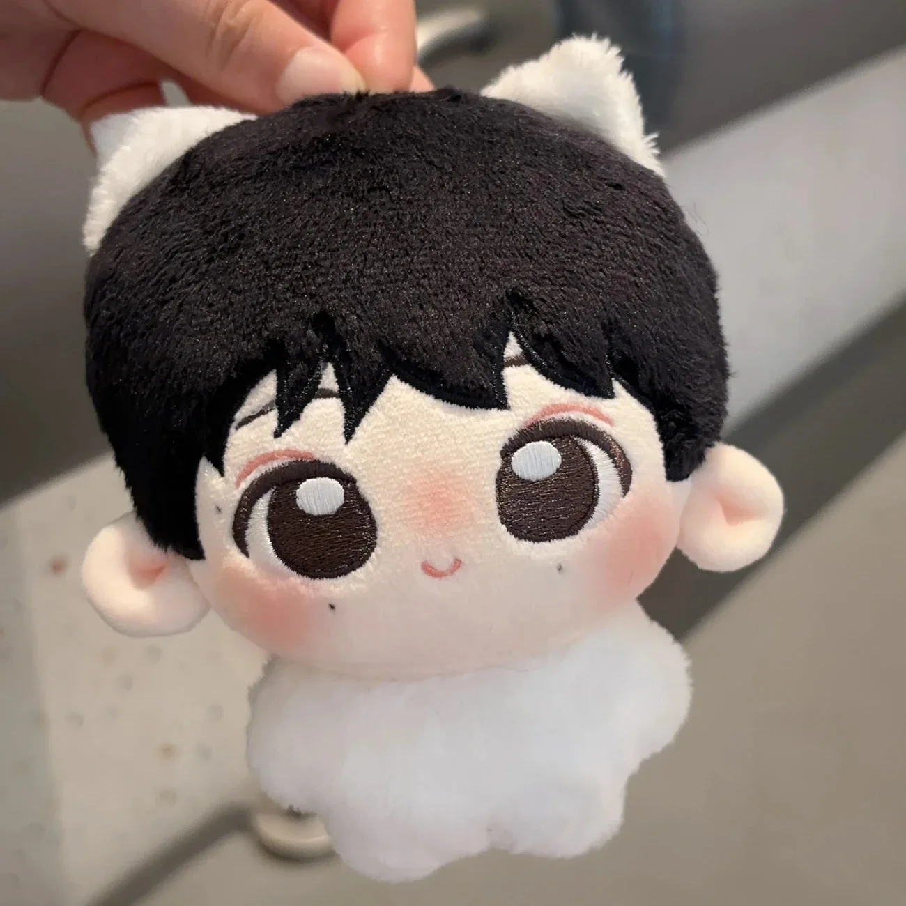 【إطلاق البقعة 】 قلادة دمية مروحة قطنية أصلية من You Yusheng مقاس 10 سم