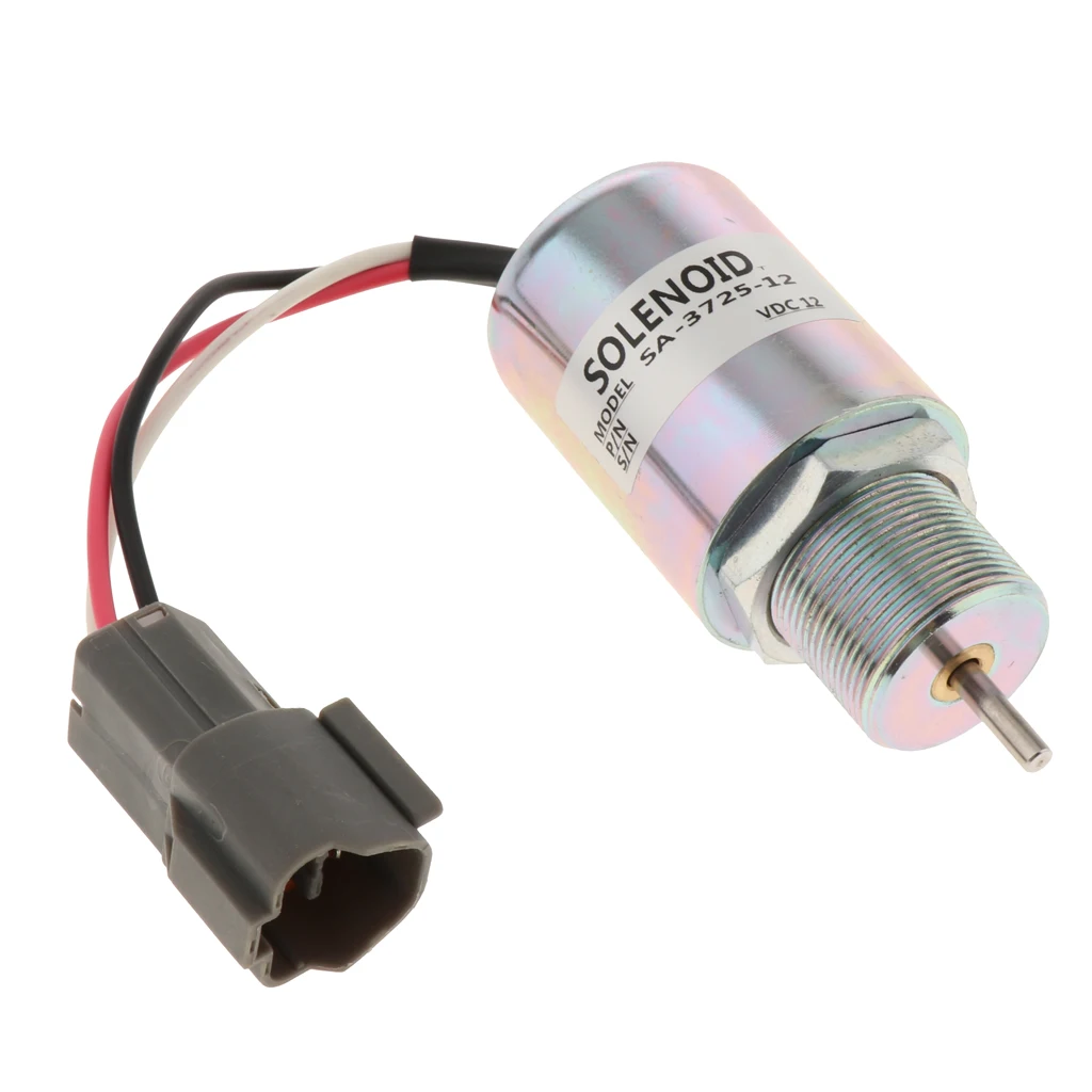 

12V Engine Fuel Stop Shut Off Solenoid for Mitsubishi S3L S3L2 SA-3725-12