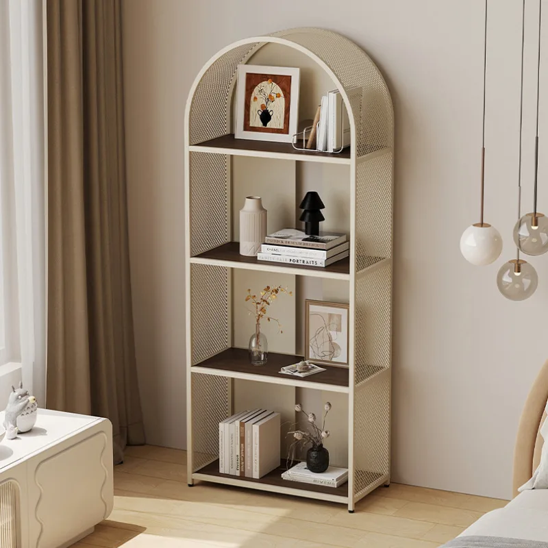 رف كتب منزلي مصنوع من الحديد المطاوع رف أرضي مقابل رف عرض الحائط رف كتب صور للأطفال في غرفة النوم #2