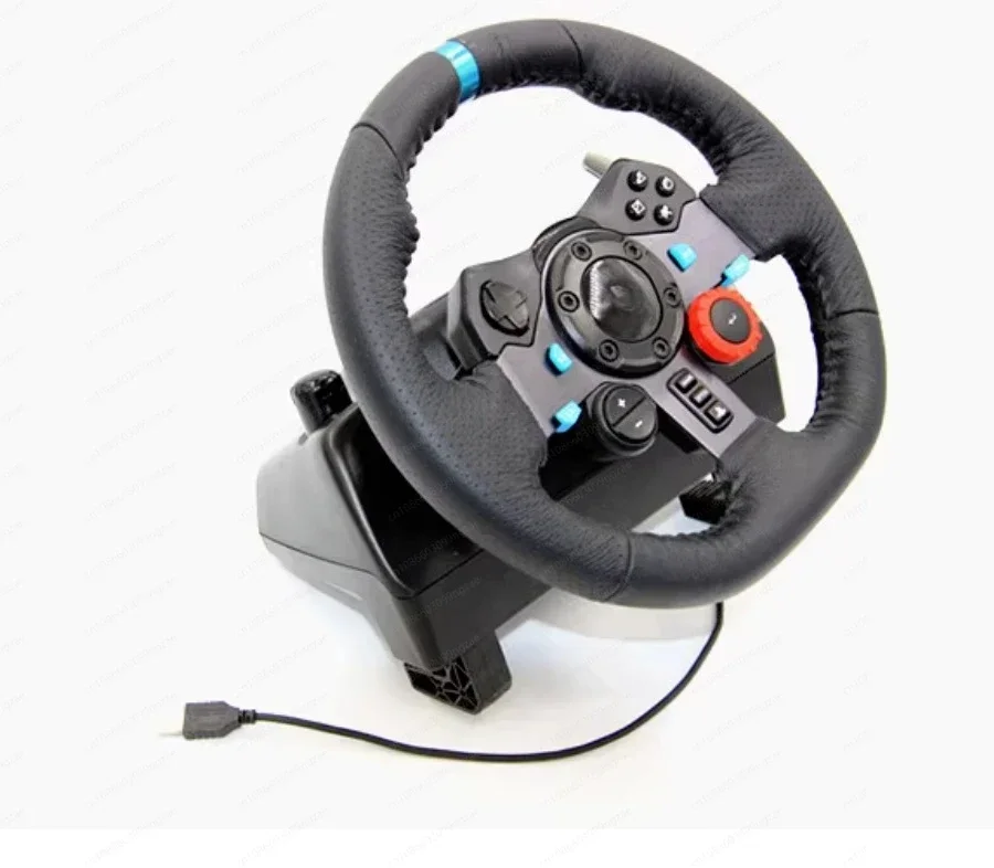 Racing Simulation Driving G29/G923 Game Steering Wheel, Dual Motor Force Feedback, Support PC/PS4/PS5 Platform